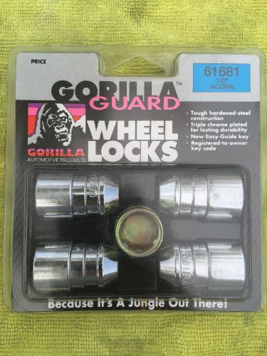 Gorilla 61681 gorilla guard wheel locks 1/2&#034; acorn set