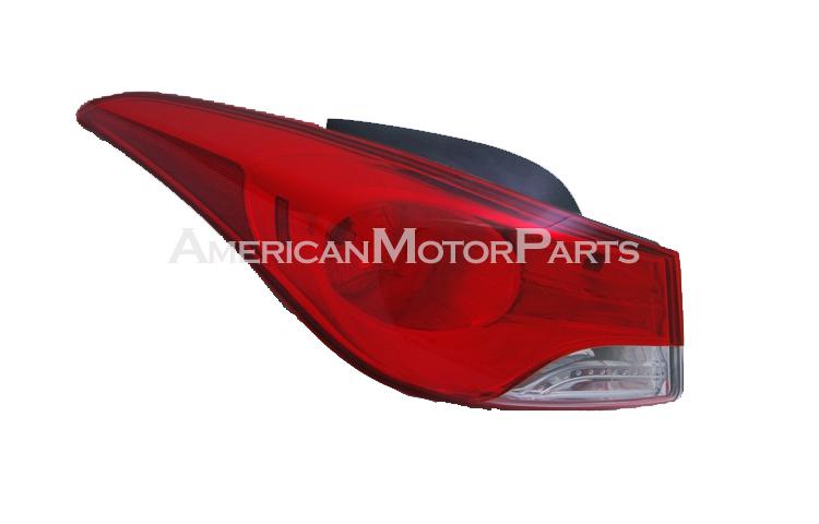 11-11 fit hyundai elantra 4dr sedan replacement tail light - left 92401-3y000