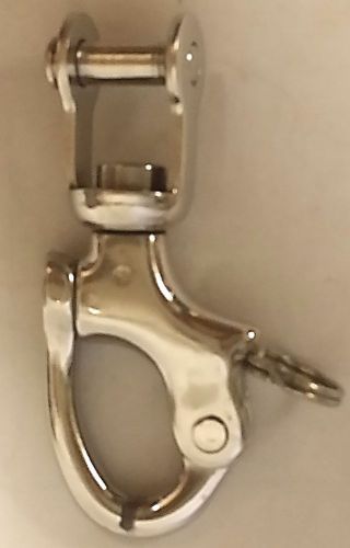 Ronstan stainless steel snap shackle with swivel bail boat hardware