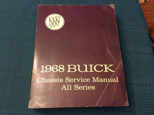 1968 buick shop manual chassis service book-all series skylark,riviera,le sabre+