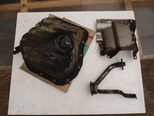 Oem subaru oil pan &amp; pickup 99-01 forester legacy impreza wrx sti ej25