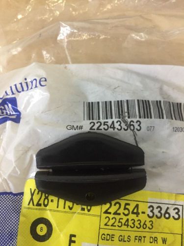 Gm oem front door window glass guide 22543363