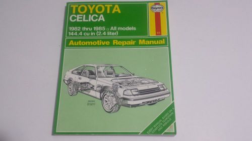 1982-1985 toyota celica haynes service manual