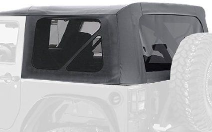 Smittybilt 9075235 black diamond replacement top for jeep wrangler