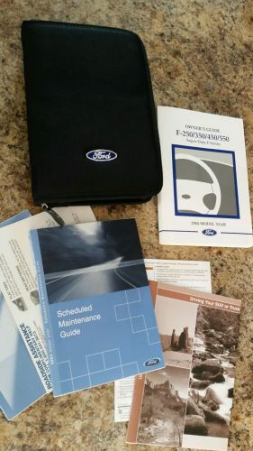 2004 ford f250 350 450 550 super duty truck owners manual books case all models