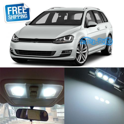 8x led interior light package fit package volkswagen mk7 mkvii golf 2014