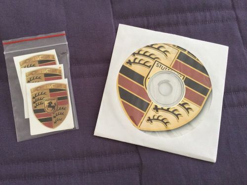 Porsche boxster 2002 owners manual on cd and 3 stickers