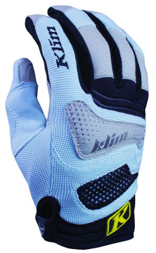 Klim womens blue/grey savanna dirt bike gloves mx atv motocross off-road 2016