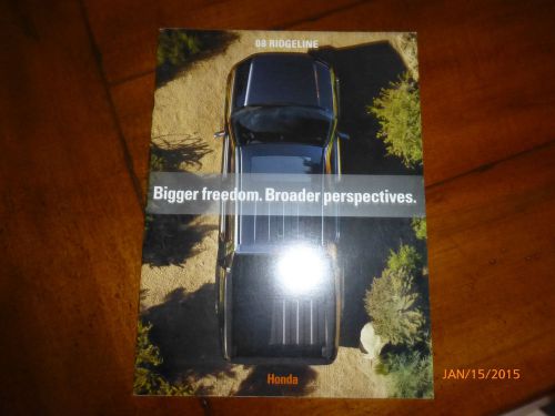 2008 honda ridgeline sales brochure