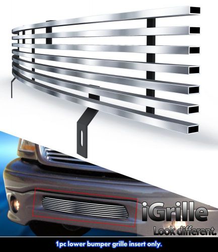 Fits 01-03 ford f-150 harley davidson bumper stainless steel billet grille