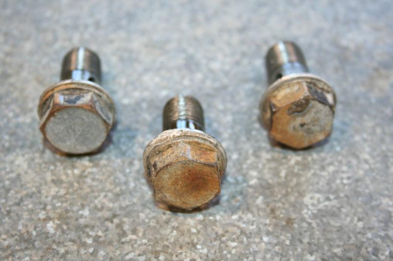 Ducati dm 160 bevel single oil line bolts monza junior touring sport 250 350 450