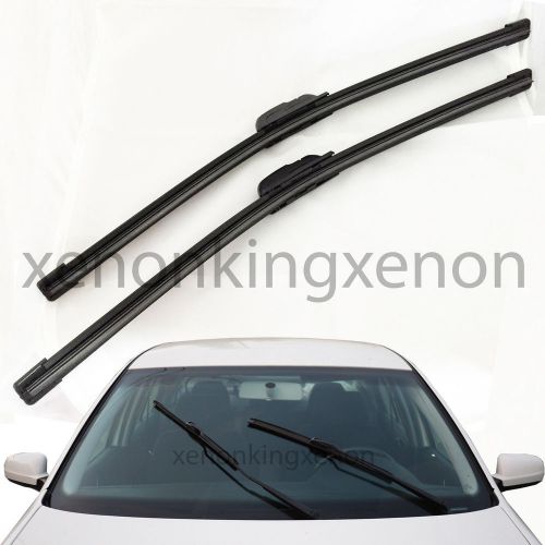 All season combo 15&#034;+22&#034; u/j hook oem bracketless windshield #f10 wiper blades