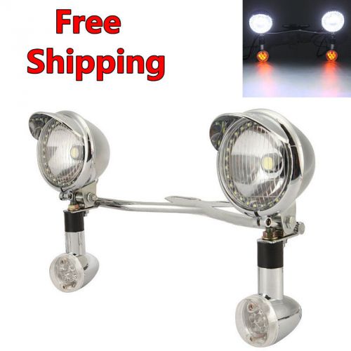 Motorcycle headlight set w/ turn signals for suzuki marauder vz 800 1600 savage