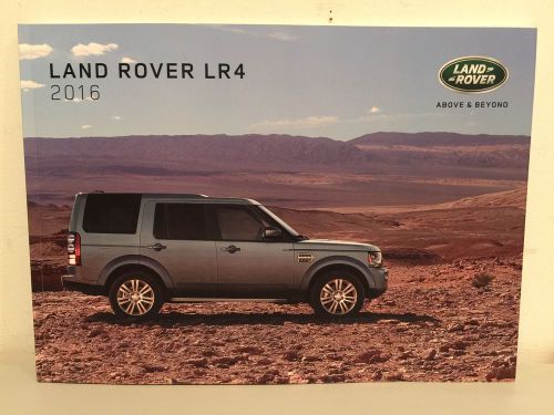 2016 land rover lr4 78 page brochure brand new beautiful pictures collectible!