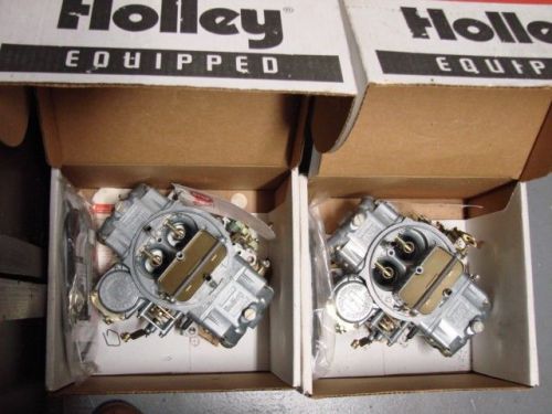 Holley  pair of new 3310s 750 cfm carb&#039;s in the box, manual chokes,