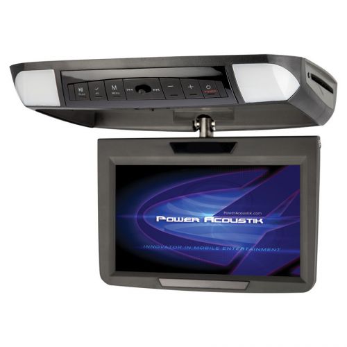 Power acoustik pmd-90 9&#034; lcd flipdown overhead dvd entertainment monitor system