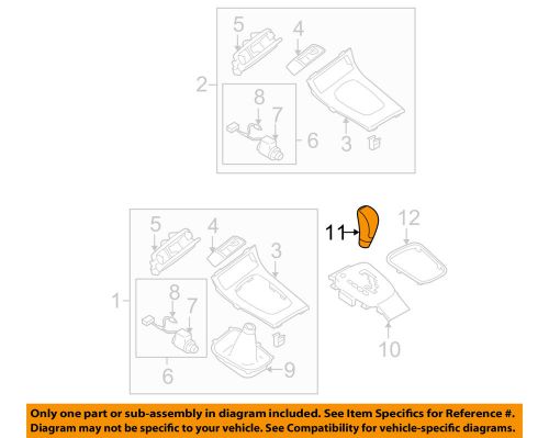 Subaru oem 2007 outback front console-shift knob 35126ag04a