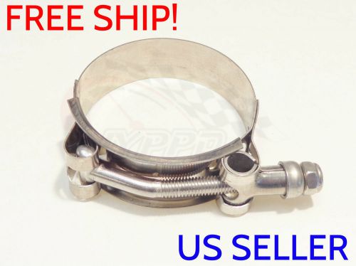 Nyppd 2.25&#034;, 49mm-57mm, 1.93&#034;-2.25&#034; ss 304 t-bolt clamp / turbo silicone hose