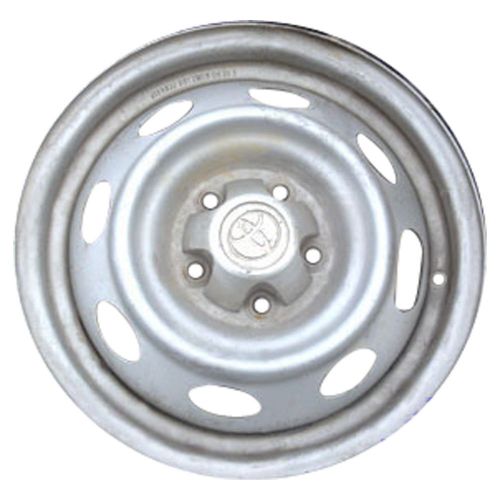 69458 oem reconditioned wheel 15 x 6; medium silver sparkle full face painted