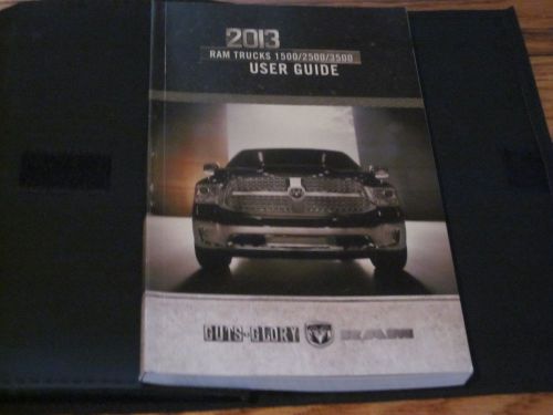 2013 rams truck user guide 1500/2500/3500