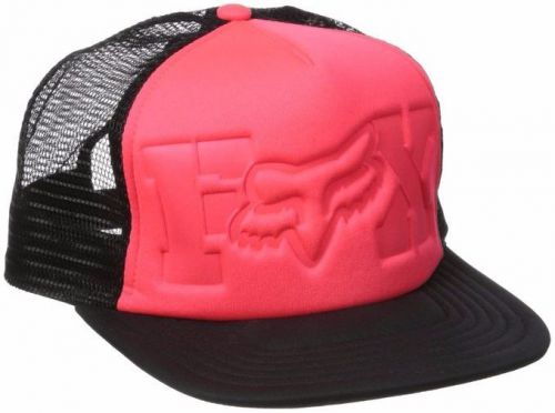 Fox racing mixed womens trucker hat  snapback wild cherry / red - nw