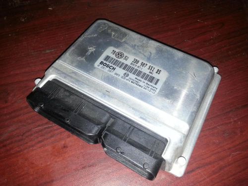 Volkswagen passat engine brain box electronic control module; 2.8l (v6), exc.