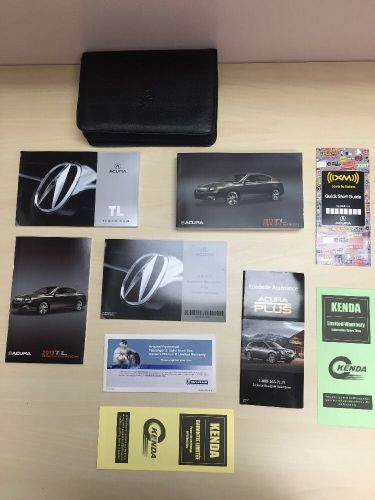 Acura tl 2013 owner  manual with case and navigation