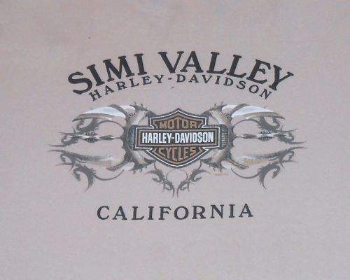 Simi valley southern california harley-davidson dealer motorcycle shirt