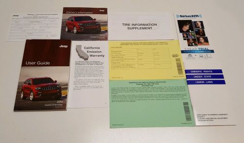 2014 jeep grand cherokee owners manual srt v8 6.4l 5.7l hemi v6 3.6l 3.0l diesel