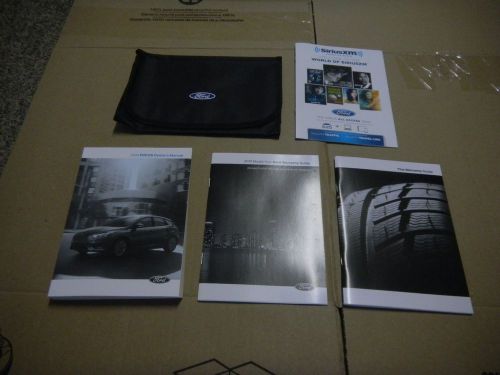 2015 ford focus owners manual set with case + free shipping