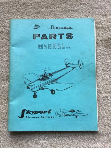 Ercoupe aircoupe erco skyport parts manual