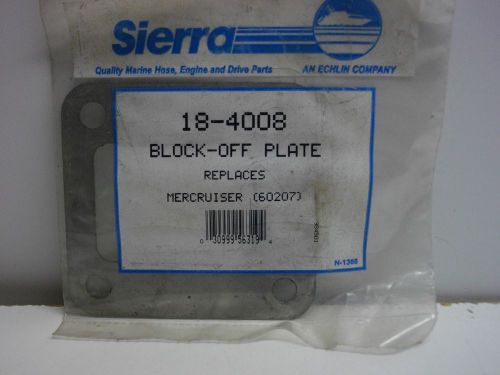 Sierra 18-4008 restriction plate mercruiser 60207 log style rwc square