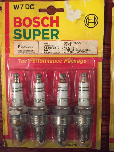 Bosch super spark plugs