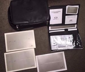 Oem 2005 infinity qx-56 qx56 owner&#039;s manual book set with nav &amp; case