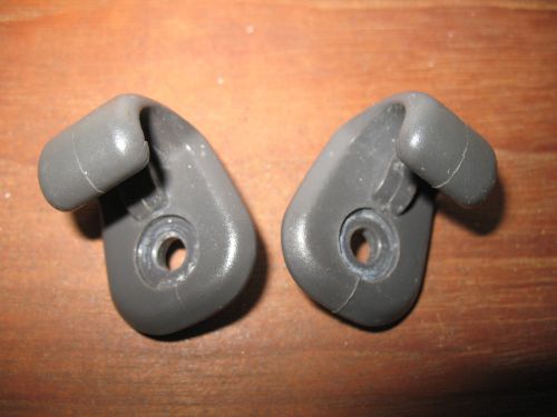 1990 - 1994 mitsubishi eclipse dark charcoal gray oem sun visor clips &amp; screws