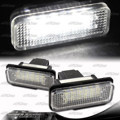 Mercedes-benz 02-04 w203 03-10 w211 06-10 w219 led license plate light lamps