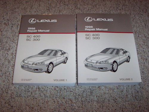 1998 lexus sc300 sc400 sc 300 400 shop service repair manual 3.0l 4.0l v8 coupe