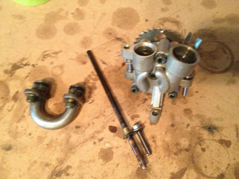 05 06 07 08 09 yamaha yzf r6s 03 04 05 r6 engine oil pump w/ chain, pipes, bolts