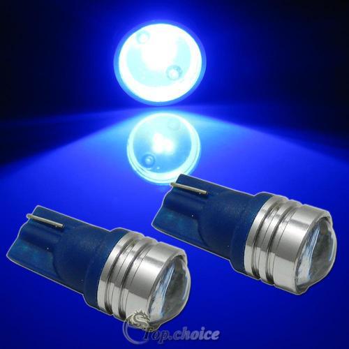 2x high power blue t10 2827 168 920 projector led bulbs map dome lights #b11