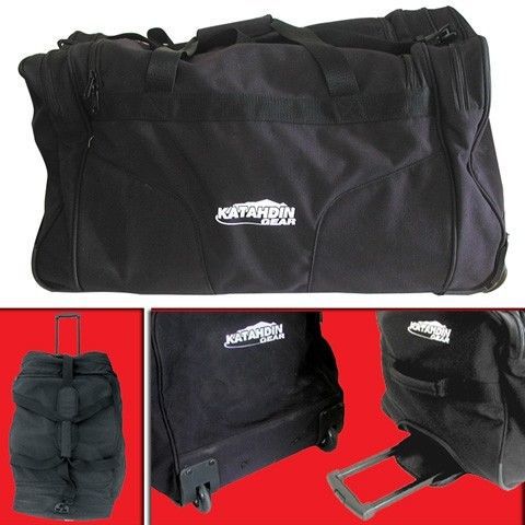 Katahdin mid size gear bag on wheels black (ba-253446-3)