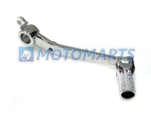 Chrome folding brake pedal for yamaha yzf-r1 2002 2003