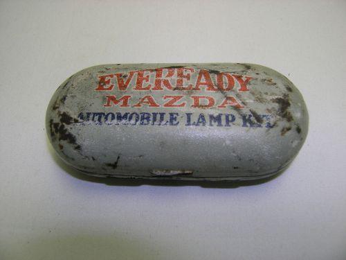 Vintage eveready / mazda automobile lamp kit with bulbs
