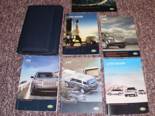 2008 land rover lr2 suv owners manual books navigation guide case all models