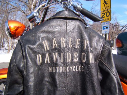 Harley davidson leather jacket crusader x-large