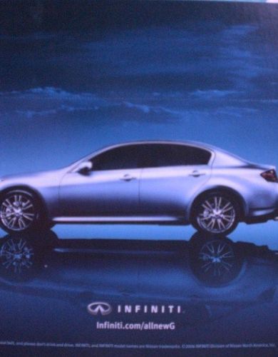 2006 infiniti d automotive sales brochure