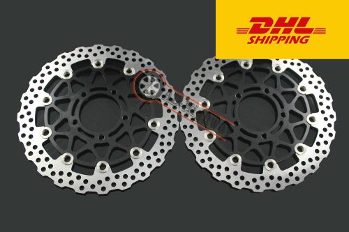 Front  brake disc &#034;rotor for kawasaki zx14r zx 14r 2006-11 zx10r 2008-2014 dhl