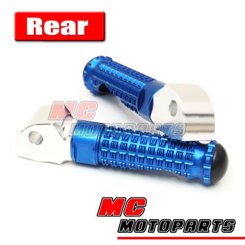 Blue billet m-pro rear foot pegs honda rvf 400 1993-1997 94 95 96