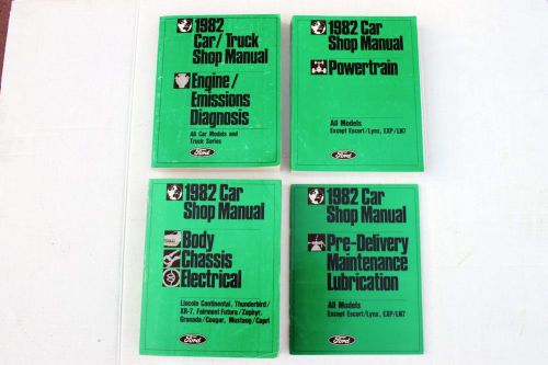 1982 ford all models body, chassis, and electric car / truck shop service manual