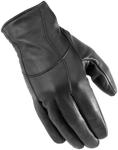 New river road mens del rio leather motorcycle gloves, black, small