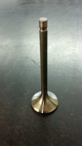 (8) new del west titanium 5.29&#034;x1.625&#034; 11/32&#034; .310&#034; tip square groove exh valves